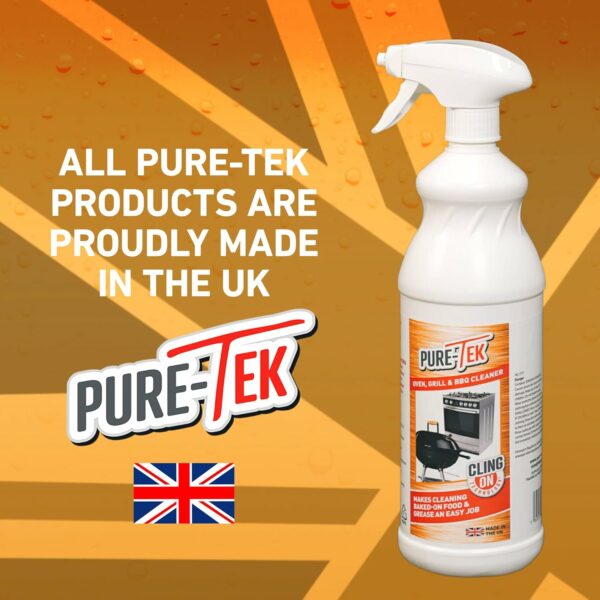 Pure-Tek Oven,Grill & BBQ  Cleaner ,Spray with Cling-On Technology - Image 5