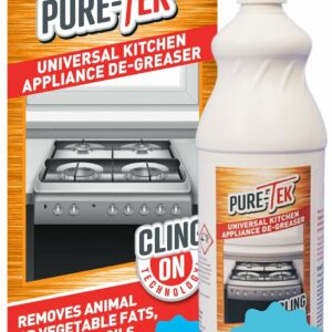 Pure-Tek Universal Kitchen Appliance De-Greaser with Cling -On Technology