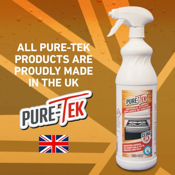 Pure-Tek Universal Kitchen Appliance De-Greaser with Cling -On Technology - Image 2