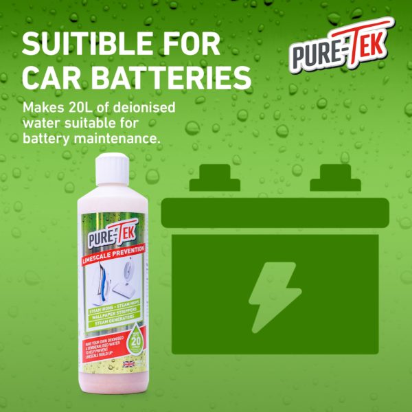 Pure-Tek Limescale Prevention Makes up to 20litres of Deionised and Demineralised Water - Image 2