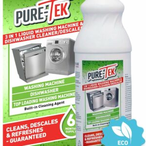 Pure-Tek Washing Machine Cleaner / Descaler/ Fragrance 3in 1 Large 960ml Bottle